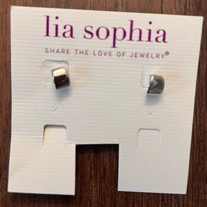 Lia Sophia Silver Earrings